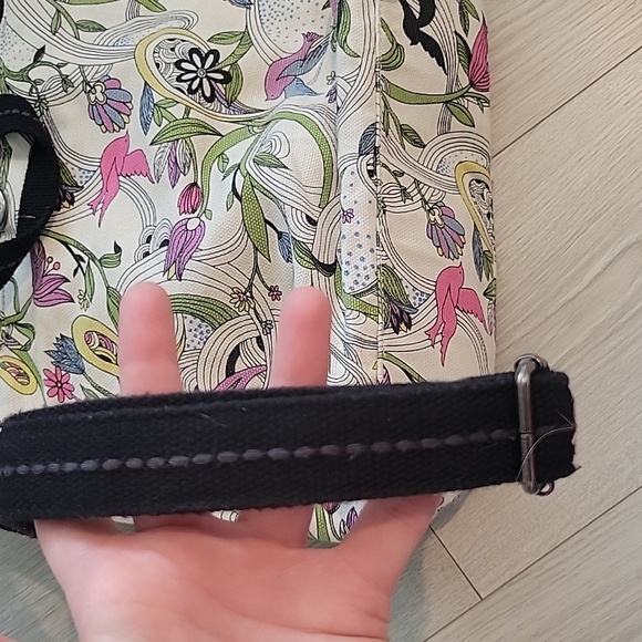 Sakroots By The Sak Convertible Colette Backpack Shoulder Bag White Peace Dove - Picture 7 of 7